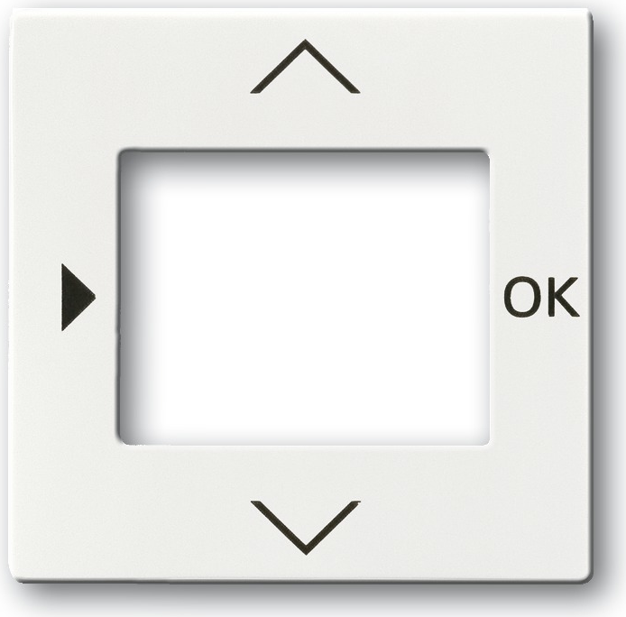 BUSCH-JAEGER Zentralscheibe 6435-84 EIB davos/studioweiss 6435-84 (6430-0-0306)