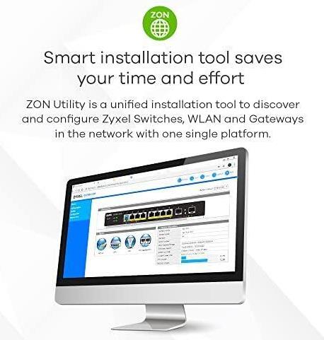 Zyxel GS1900-24 Managed Switch 24 Ports Gigabit Ethernet Schwarz