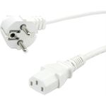 ROLINE 19.44.1007 Stromkabel Weiß 3 m CEE7/7 IEC C13 (19.44.1007)