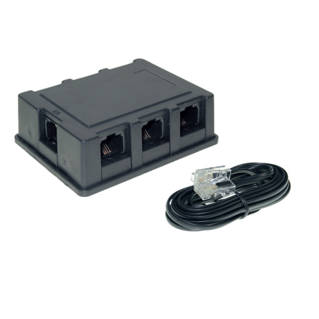 ISDN 11260031 Netzwerksplitter Schwarz