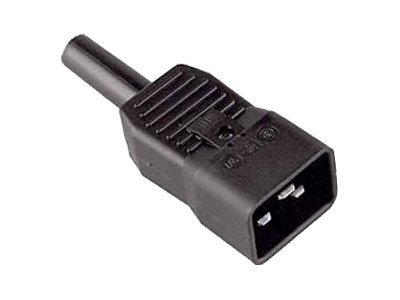 Bachmann Kaltgerätestecker IEC 60320 C20 16 A Schwarz