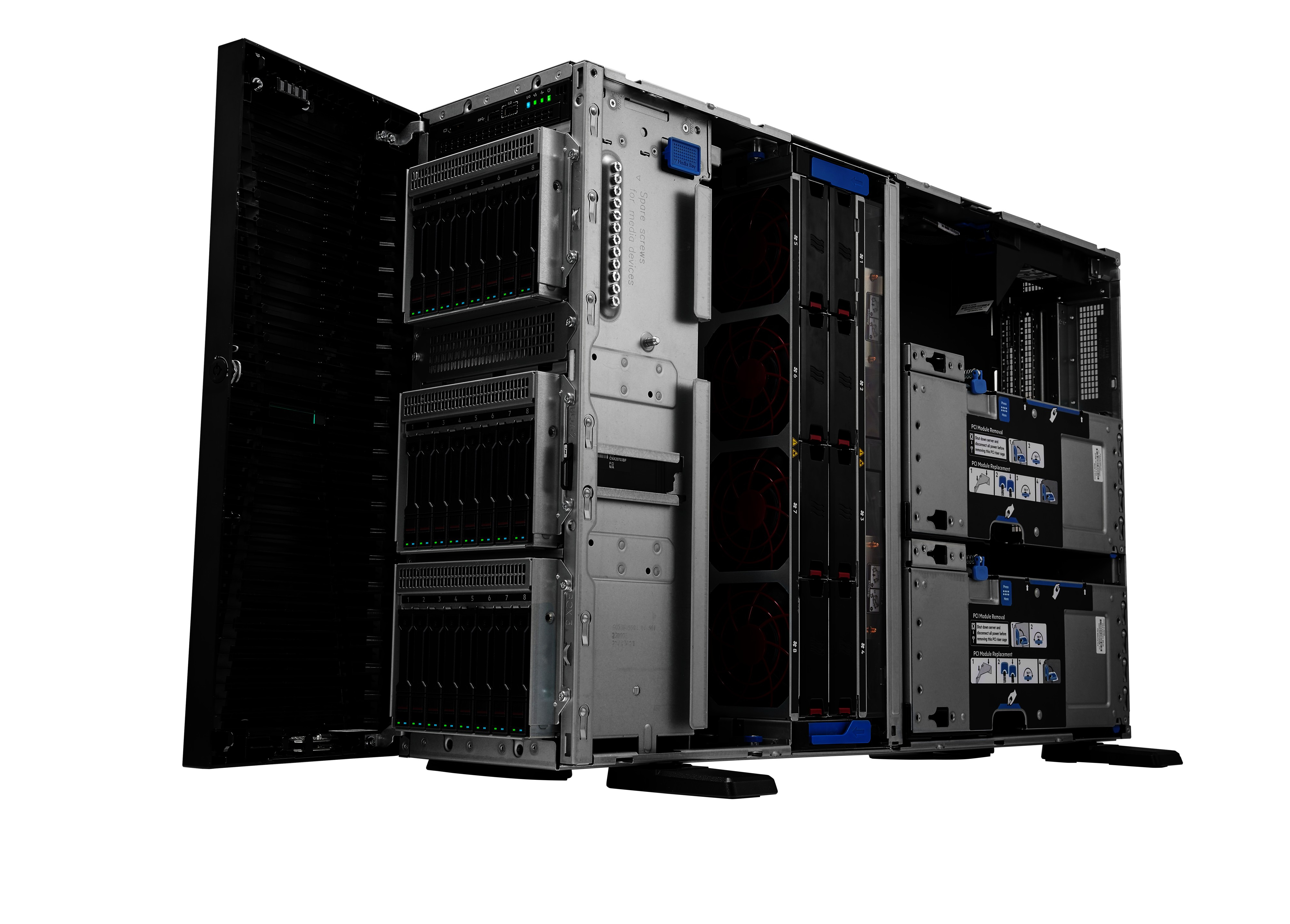 HPE ProLiant ML350 Gen11 Tower Server (4U), Intel Xeon Silver 4509Y 2,6 GHz, 64 GB RAM 960 GB SSD, Schwarz