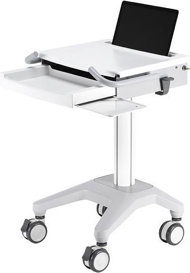 Neomounts by Newstar Medical Mobile Stand for Laptop, keyboard & mouse, Height Adjustable (MED-M200)