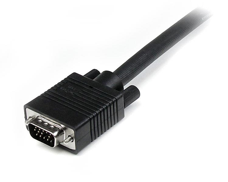 StarTech.com MXTMMHQ3M VGA-Kabel HD-15 Stecker/Stecker 3 m Koaxial Schwarz