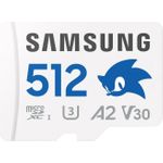Samsung Electronics PRO PLUS microSD Card 512GB SONIC UHS-I U3 / 180MB/s read / 130MB/s write (MB-MD512SA/LC1)
