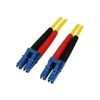 StarTech.com Singlemode 9/125 Duplex LC auf LC LWL / Glasfaser-Netzwerkkabel - Patch-Kabel - LC-Monomode (M) - LC-Monomode (M) - 1,0m - Glasfaser - 9 / 125 Mikron - OS1 - gepresst - Gelb (SMFIBLCLC1)