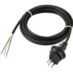 Sygonix SY-5768434 Strom Netzkabel Schwarz 3 m witterungsbeständig (SY-5768434)