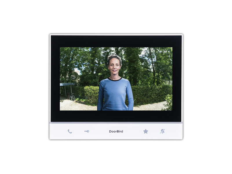 DoorBird A1103 IP Video Innenstation 7" IPS Touch-Display Weiß Schwarz