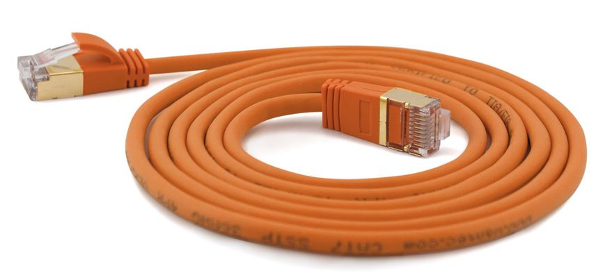 Wantec Cat7 S/FTP Patchkabel 3 m Orange