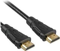 PremiumCord HDMI High Speed + Ethernet-Kabel, vergoldete Anschlüsse, 1 m (kphdme1)