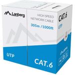 Lanberg LCU6-11CU-0305-S Netzwerkkabel 305 m Cat6 U/UTP (UTP) Grau (LCU6-11CU-0305-S)