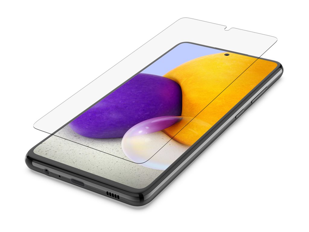 Belkin TemperedCurve Bildschirmschutzfolie Gehärtetes Glas (9H) für Samsung Galaxy A72 Transparent