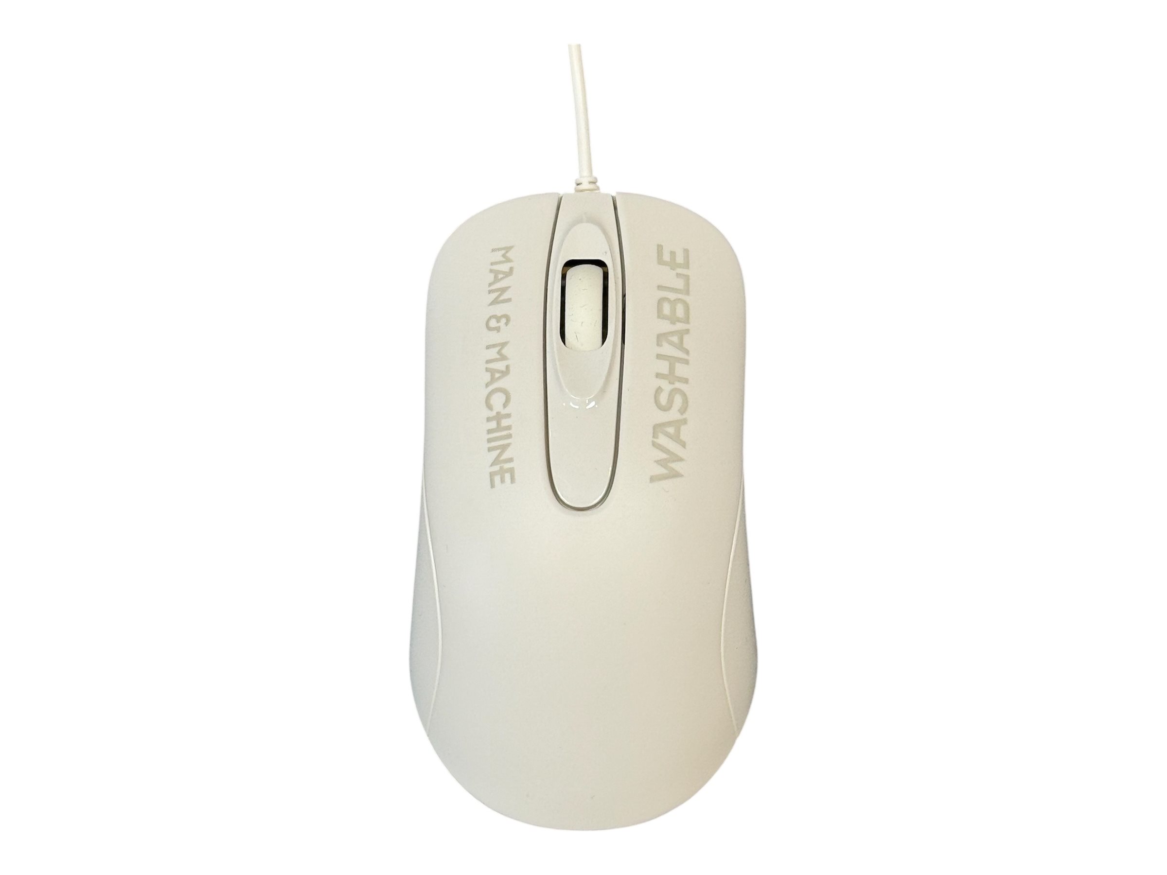 Man & Machine C Mouse Maus USB Typ-A Laser 1000 DPI Weiß