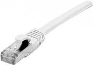 EXERTIS CONNECT Patchkabel CAT. 6, F/UTP, PoE, halogenfrei, weiß, 1,0 m Geschirmtes Patchkabel mit R