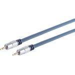 S/CONN maximum connectivity Home Cinema Verchromter Metall-Klinkenstecker 3,5mm stereo und verchromter Metall-Klinkenstecker 3,5mm stereo, vergoldete Kontakte, 15,0m (30812-15MHQ)