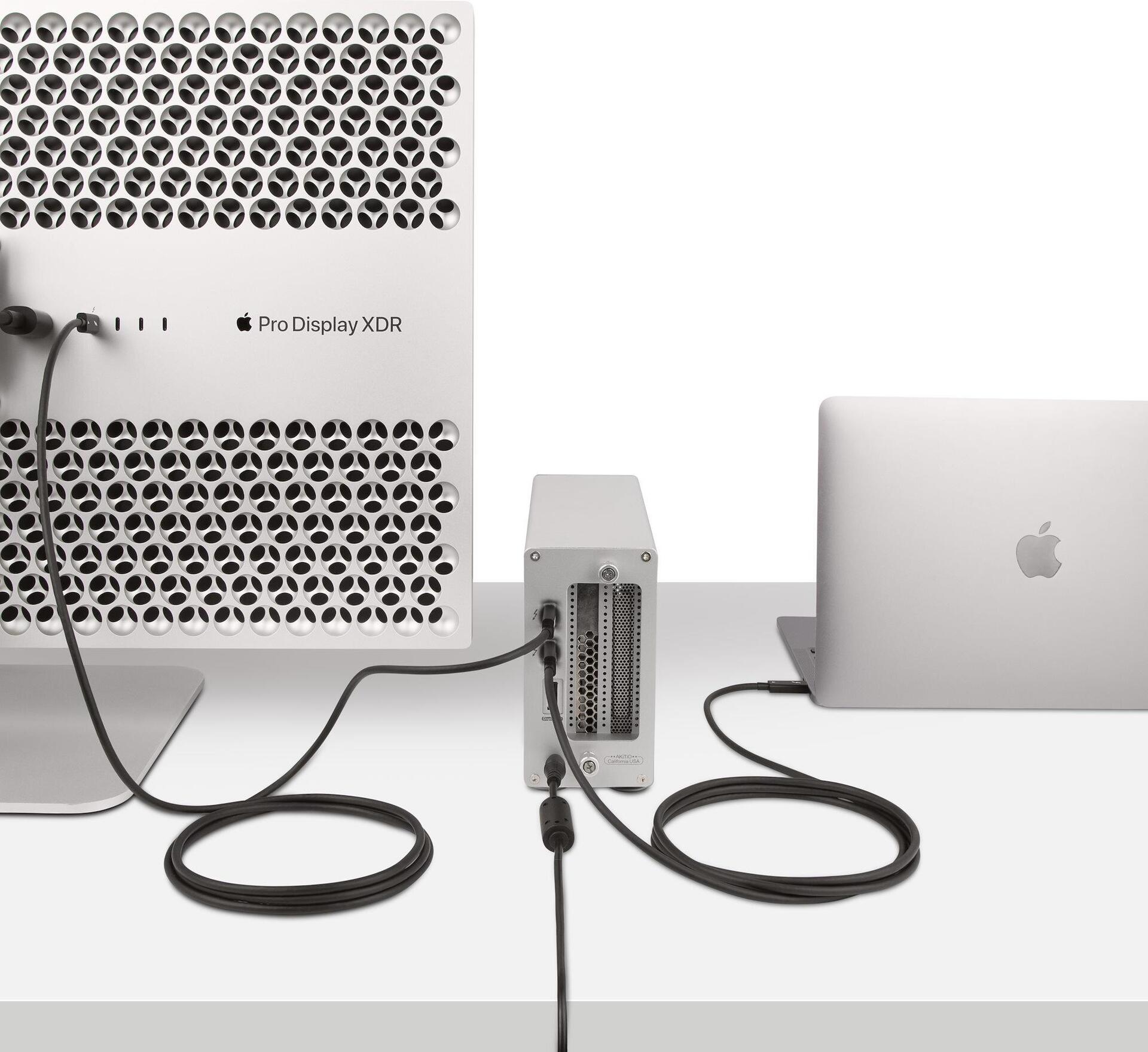 StarTech.com 2 m Aktives Thunderbolt 4 Kabel 40 Gbit/s 100W PD Schwarz