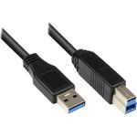 EXSYS EX-K1505 USB Kabel 3 m USB 3.2 Gen 1 (3.1 Gen 1) USB A USB C Schwarz (EX-K1505)