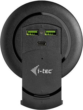 I-TEC Built-in Desktop Fast Charger USB-C PD 3.0 3x USB 3.0 QC3.0 96 W (CHARGER96WD)