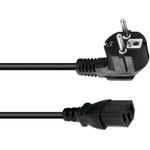 OMNITRONIC Kaltgeräte Netzkabel 3x1,0 1,5m sw (3023521E)