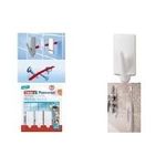 tesa Powerstrips Haken SMALL Trend, weiß aus hochwertigem Kunststoff, mehrfach verwendbar, - 1 Stück (57559-00000-01)