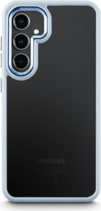 Hama Handyhülle Cam Protect für Samsung Galaxy S24, durchsichtig, Blau (00137956)