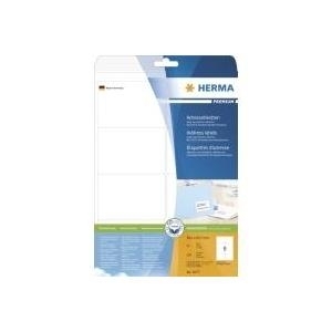 HERMA Premium Permanent selbstklebende, matte laminierte Adressetiketten aus Papier (5077)
