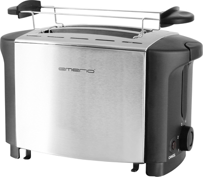 Emerio Toaster 2 Scheiben, Edelstahl, Thermostat, Aufsatz (TO-108275.1)