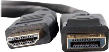 Konverter DisplayPort 1.2 auf HDMI, Stecker/Stecker, schwarz, 1 m Hersteller: Techly (ICOC-DSP-H12-010)