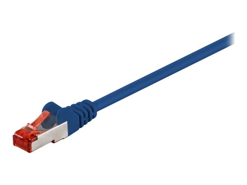 goobay 93211 Cat 6 Patchkabel 0,25 m Blau