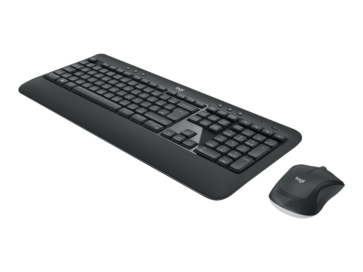 Logitech MK540 Advanced Kabelloses Tastatur- und Maus-Set QWERTY Italienisch Schwarz