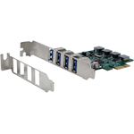 EXSYS GmbH USB 3.2 Gen 1 PCIe Karte mit 4 Ports, 3A (Renesas) (EX-11194)