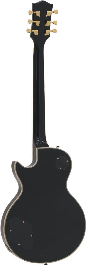 DIMAVERY LP-530 E-Gitarre, schwarz/gold (26215156)