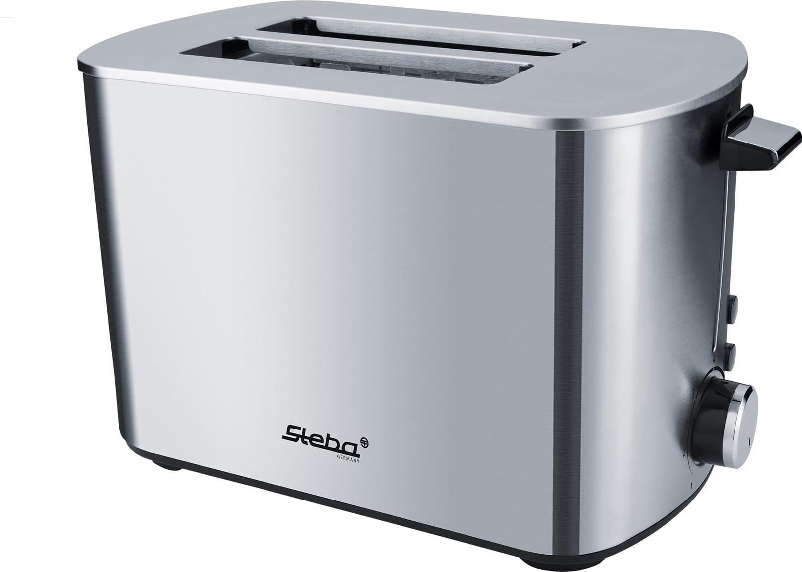 Steba TO 20 INOX Toaster 2 Scheibe(n) Edelstahl 850 W (TO 20 Inox)