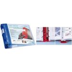 WEDO ERGOGRIP Präsentations-Ordner ICE, 56 mm, ICE-blau Vorderdeckel: transparent, Rückendeckel: ICE-blau, DIN A4 (58 28003)