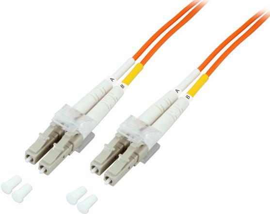 EFB-Elektronik Duplex Jumper LC-LC 62,5/125µ, OM1, LSZH, orange, 2.0mm, 0,5m Hersteller: EFB Elektronik (O0330.0,5)