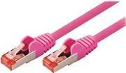 Nedis CAT6 S/FTP-Netzwerkkabel 15m, Pink Doppelt geschirmtes LAN/Netzwerkkabel 2x RJ45 Stecker mit RastnasenschutzKabell&aumlnge: 15m Farbe: Rosa (CCGP85221PK150)