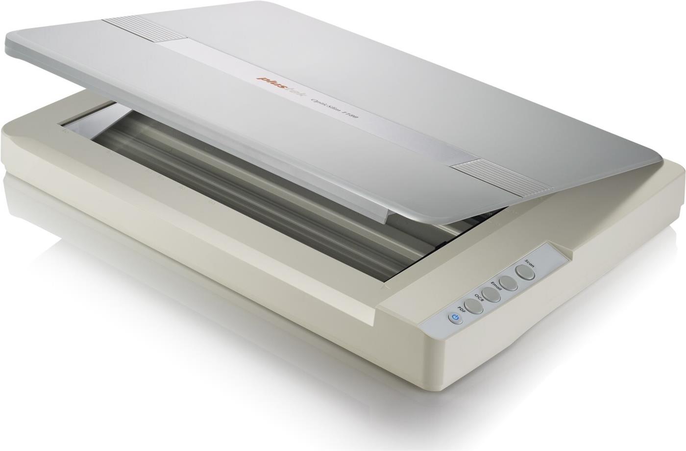 Plustek OpticSlim 1180 Flachbettscanner A3 1200 dpi USB 2.0 Silber, Weiß