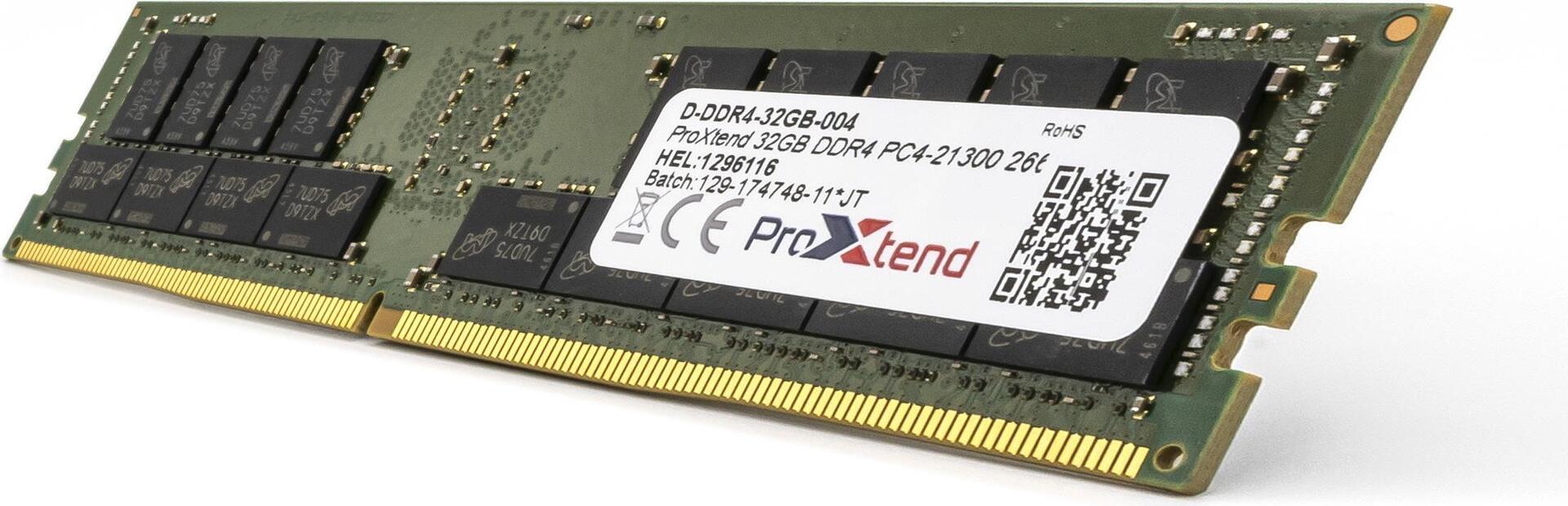 ProXtend D DDR4 32GB 004 Speichermodul 2666 MHz (D DDR4 32GB 004)  - Onlineshop JACOB Elektronik