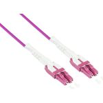 Alcasa LW-U820LC4 Glasfaserkabel 20 m 2x LC OM4 Violett (LW-U820LC4)