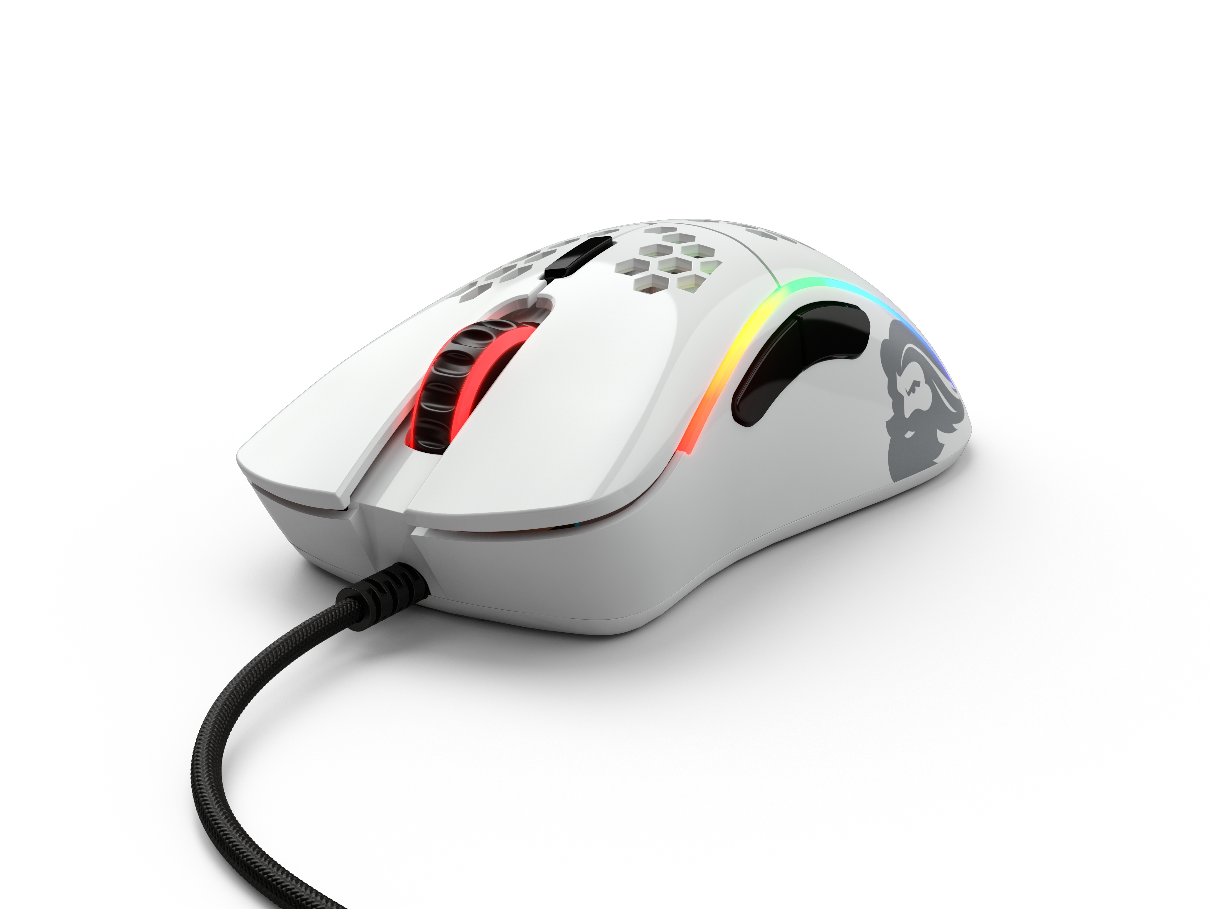 Glorious Model D- Maus 12000 DPI USB Typ-A Weiß