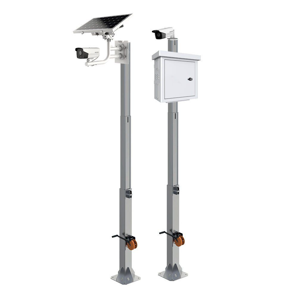 LOGON PROFESSIONAL Teleskop-Kamerastange RCCTV010 einstellbar 2–4 m Metallic