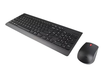 Lenovo Essential Wireless Combo Tastatur-und-Maus-Set Schwarz