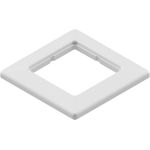EasyLan Abdeckrahmen, 1-fach, weiß ähnlich RAL 9010, 1 Stück (ADZ00102)