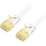 Equip Patchkabel Cat6A Slim U/UTP 2xRJ45 weiß LSZH Polybeutel (626001)