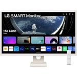 LG 32SR50F-W Smart Monitor - 31,5 Zoll  1.920 x 1.080 Pixel  IPS  16:9  Reaktionszeit 8 ms  1.200:1  Helligkeit 250 cd/m²  HDMI  mit Lautsprecher [Energieklasse E] (32SR50F-W.AEU)