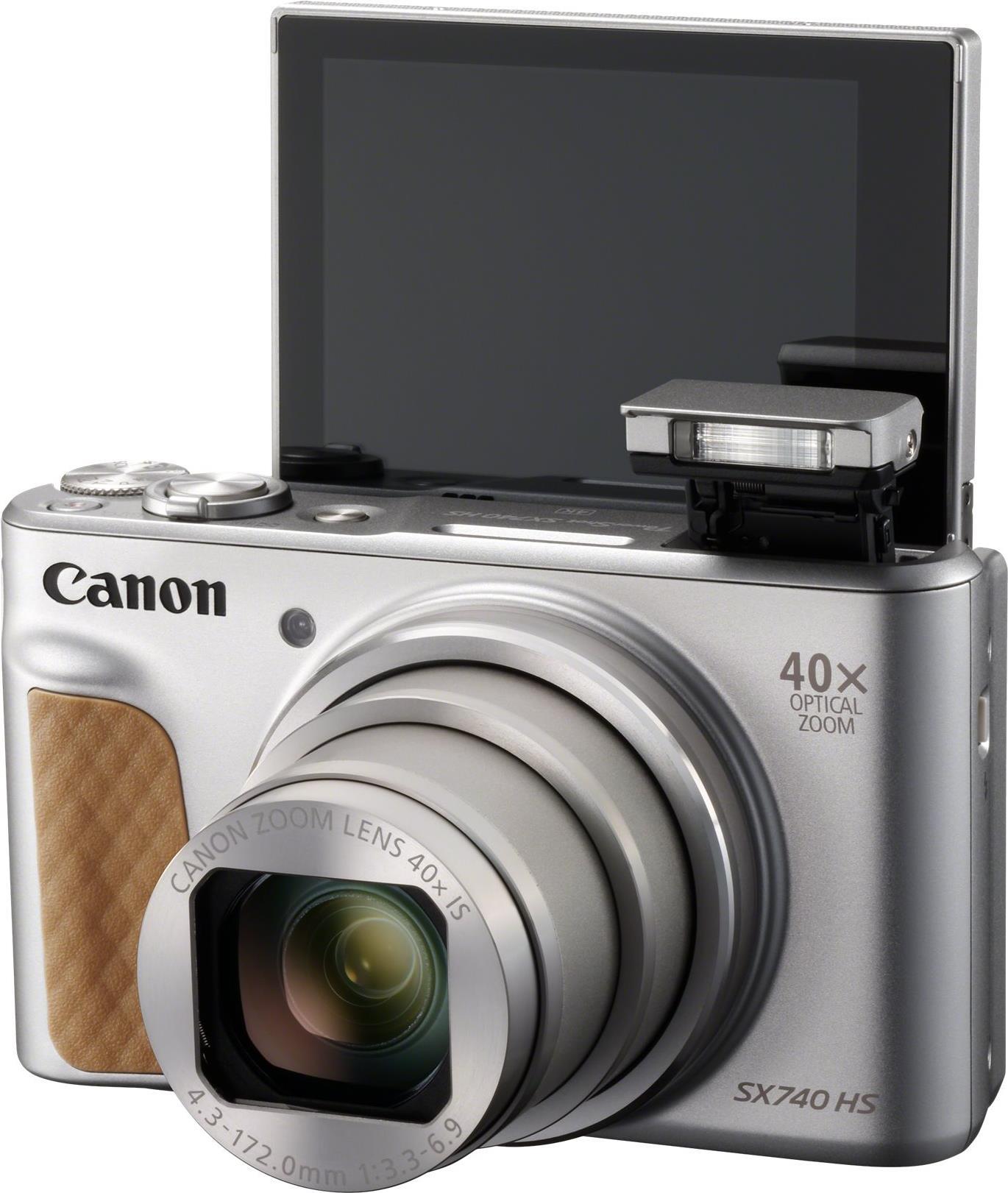 Canon PowerShot SX740 HS Kompaktkamera 20,3 MP 1/2.3"  CMOS 5184 x 3888 Pixel Silber (2956C002)