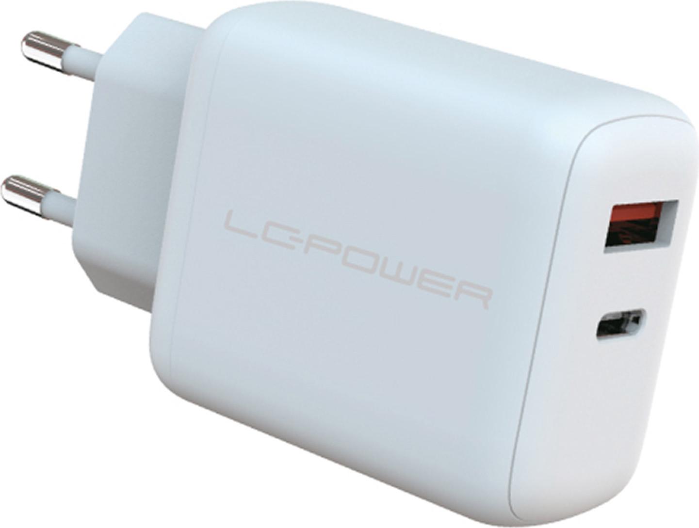 LC-Power USB Ladegerät 45W LC-GAN-45 1xUSB-C 1xUSB-A (LC-GAN-45)
