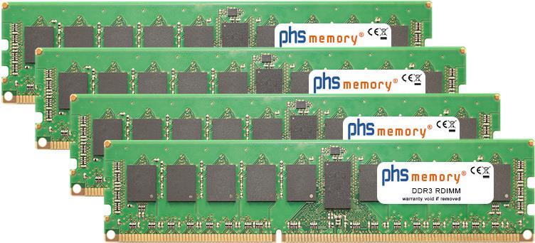 PHS-memory 32GB (4x8GB) Kit RAM Speicher für Fujitsu Primergy RX900 S2 DDR3 RDIMM 1333MHz PC3-10600R (SP158015)