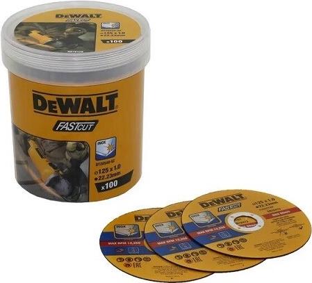 METAL TARGET 125x1,0mm INOX /100stk DT2054 DEWALT (DT2054)