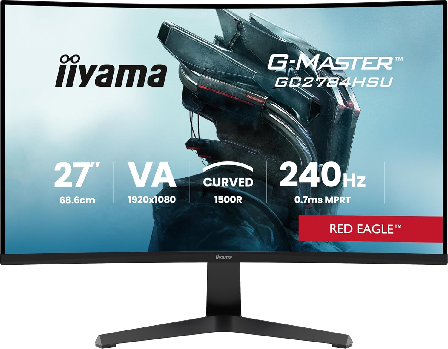 Iiyama G-Master GC2784HSU-B1 27" Curved Gaming-Monitor 240 Hz Full HD VA Schwarz